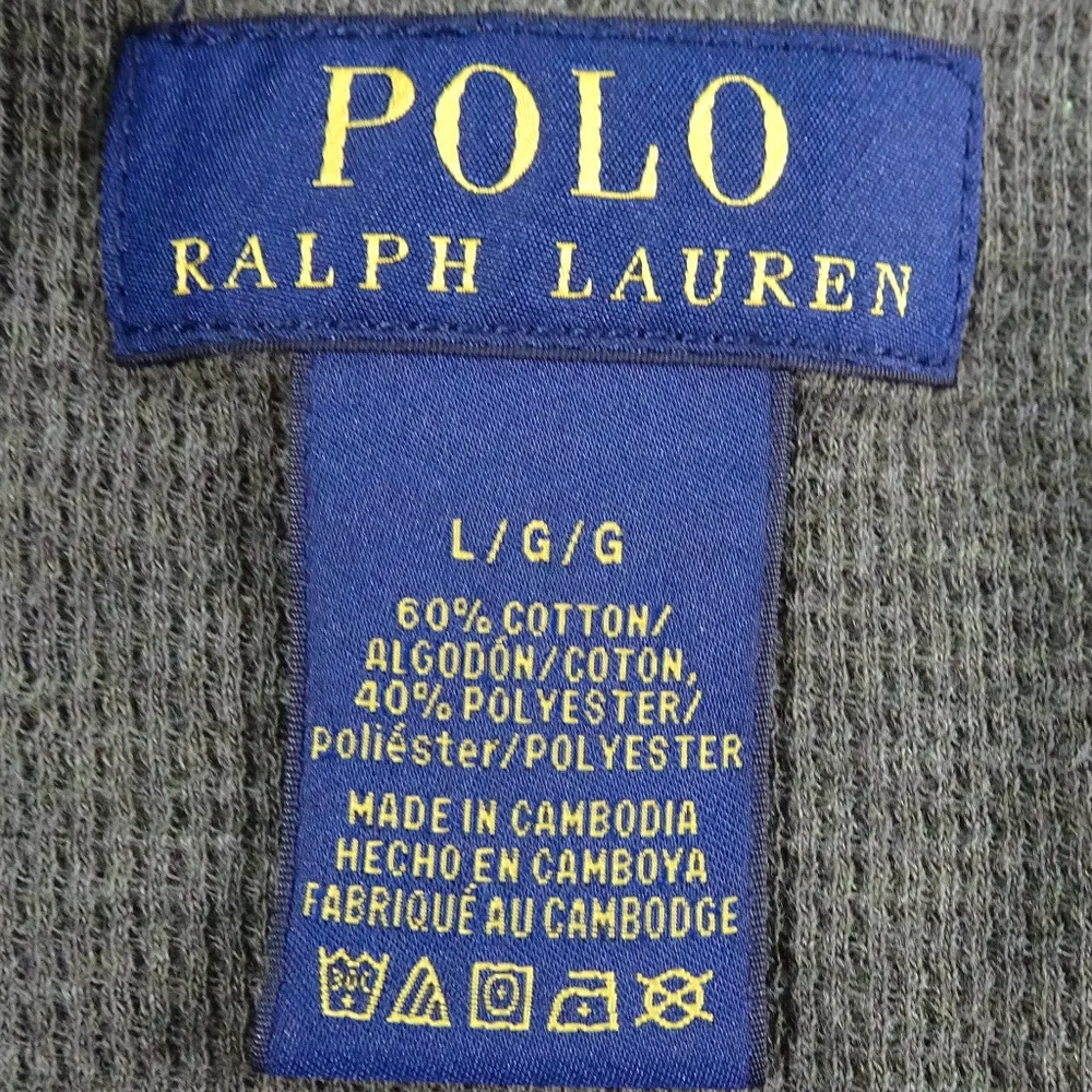 Polo Ralph Lauren Olive Thermal Large EUC